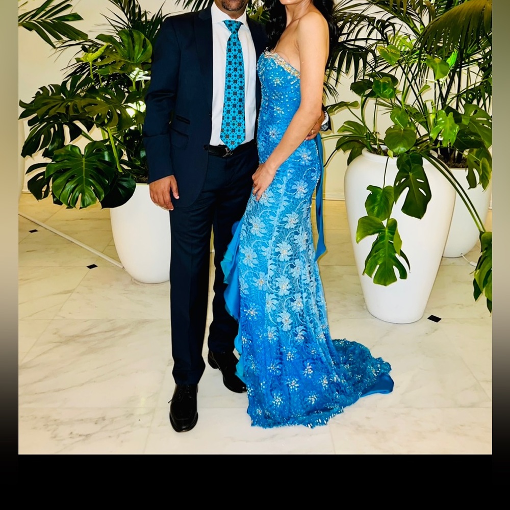 Johnathan Kayne Marmalade Style Dress, High Low length Dress,Weddings/ party